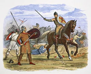James William Edmund Prints: Robert, Duke of Normandy, captured at the Battle of Tinchebraye, Normandy, 1106 (1864)