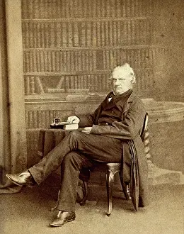 Bookshelves Prints: Robert Gordon Latham. Creator: Unknown
