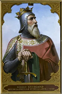 Mus And Xe9 Prints: Robert Guiscard, Count of Apulia and Calabria, 1843. Creator: Blondel