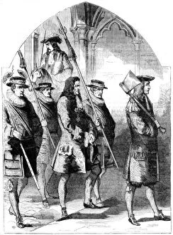 Images Dated 28th March 2008: Robert Harley, the Earl of Oxford (1661-1724), going to trial, 18th century (19th century)