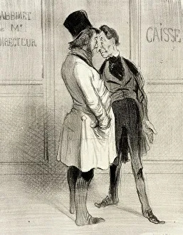 Investment Prints: (Robert) Hé bien! mon cher Directeur.. 1841. Creator: Honore Daumier