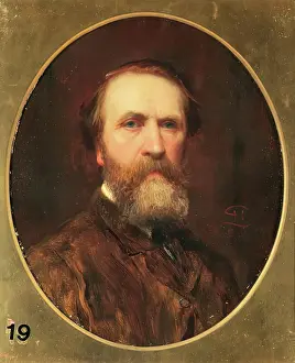 Portraits Prints: Robert Herdman, Self Portrait, 1883. Creator: Robert Herdman