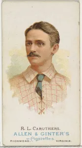 Lindner Eddy Claus Prints: Robert Lee Bob Caruthers, Baseball Player, from Worlds Champions