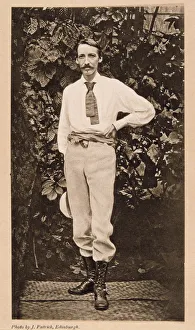 Samoa Gallery: Robert Louis Stevenson in Samoa, c1890
