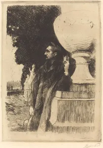 Besnard Albert Prints: Robert de Montesquiou, 1899. Creator: Paul Albert Besnard