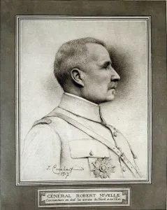 Neville Prints: Robert Neville (1856-1924), French general, engraving in La Ilustracion 1917