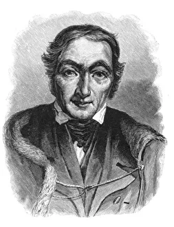 Mill Prints: Robert Owen, Welsh-born British philanthropist and socialist, 19th century