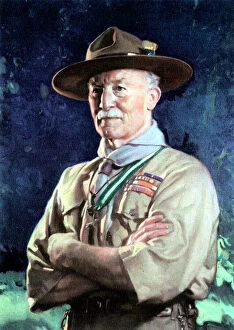 Boy Scout Gallery: Robert Stephenson Smyth Baden-Powell, lst Viscount Baden-Powell, English soldier