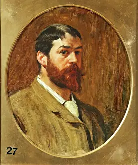 Portraits Prints: Robert Walker Macbeth, Self Portrait, 1883. Creator: Robert Macbeth Walker
