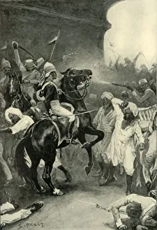 Paget Prints: Roberts Has His Charger Shot Through The Head at Bulandshair