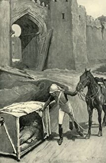 And E Gallery: Roberts Finds Nicholson Mortally Wounded Under the Walls of Delhi, (1901). Creator