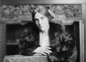 Interiors Prints: Roberts, Mary, Mrs. portrait photograph, 1915. Creator: Arnold Genthe