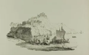 Nicholson Francis Prints: Robin Hood's Bay, Yorkshire, n.d. Creator: Francis Nicholson