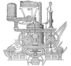 Mechanisation Prints: Robinson and Lee's Patent Bread-Making Machine, 1850. Creator: Unknown