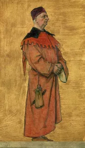 Money Bag Prints: Robrecht van den Borse, 1889. Creator: Albrecht De Vriendt