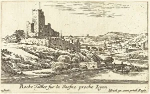 Silvestre Israel Prints: Roche Taillet sur la Saosne proche Lyon. Creator: Israel Silvestre