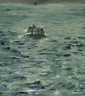 Rocheforts Escape, ca 1881. Artist: Manet, Edouard (1832-1883) Rocheforts Escape, ca 1881. Artist: Manet, Edouard (1832-1883)