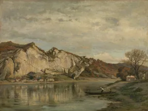 Rocher de Frene near Profondeville, 1872. Creator: Theodore Baron