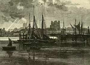 Rochester, from the Medway, 1898. Creator: Unknown