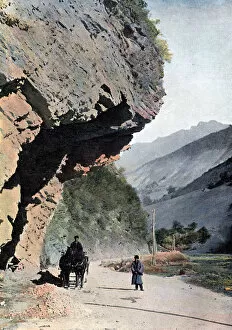 Rock close to the village of Annaour, c1890. Artist: Gillot