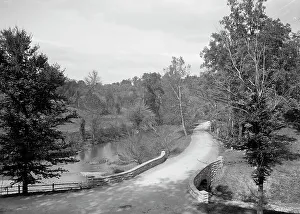 Stone Bridge Prints: Rock Creek Road, Zoo Park, Washington, D.C. c1906. Creator: Unknown