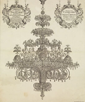 Rock Crystal Chandelier from the so-called White Peller's House [weiße Pellers... ca. 1700-1720
