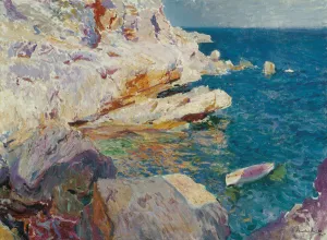 Rock at Javea. Artist: Sorolla y Bastida, Joaquin (1863-1923)