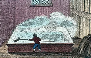 Pumping Prints: Rock Salt: Refining salt, Northwich, Cheshire, England, c19th century
