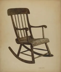 Brown George C Prints: Rocker, c. 1940. Creator: George C. Brown