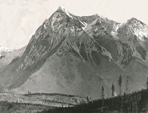 British Columbia Prints: The Rockies: Chancellor Peak, Leanchoil, Canada, 1895. Creator: William Notman & Son