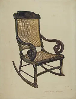 Rocking Chair, c. 1942. Creator: James Fisher