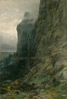 Cordak Prints: Rocks, 1895. Creator: Ludovit Cordak