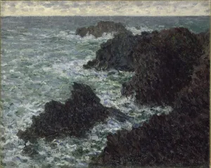 Belle Ile Prints: The Rocks at Belle-Ile, The Wild Coast, 1886. Creator: Monet, Claude (1840-1926)