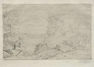 Rocks. Creator: Alphonse Legros (French, 1837-1911)