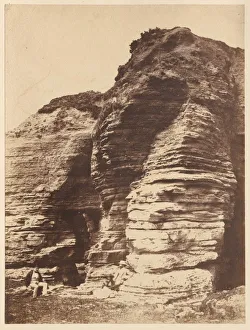 Rocks at Livermead near Torquay (England), c. 1852. Creator: John Dillwyn Llewelyn (British