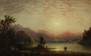 Rockies Prints: Rocky Mountain Scene, c1865. Creator: Alfred Jacob Miller