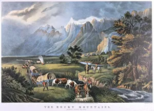 Suspicion Prints: The Rocky Mountains, c1834-c1876. Artist: Frances Flora Bond Palmer
