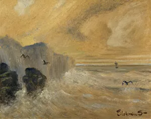 Rocky Seashore, late 19th-early 20th century. Creator: Louis Michel Eilshemius