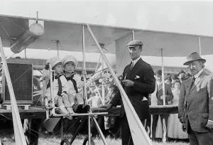 Twin Prints: Rodgers (twins? on plane?), between c1910 and c1915. Creator: Bain News Service