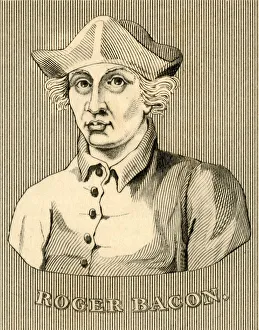Friar Gallery: Roger Bacon, (1219-1292), 1830. Creator: Unknown