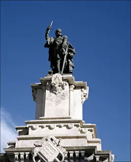 Images Dated 13th January 2015: Roger de Lluria (1250-1305), Catalan Admiral from Italian origin, monument in the city of Tarragona