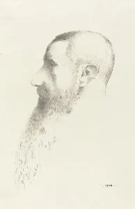 Redon Odilon Prints: Roger Marx, 1904. Creator: Odilon Redon