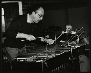 Hertfordshire Gallery: Roger Nobes and Johnny Richardson playing at The Fairway, Welwyn Garden City, Hertfordshire, 1991