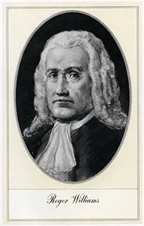 Anglo American Gallery: Roger Williams, Anglo-American theologian, (early 20th century).Artist: Gordon Ross