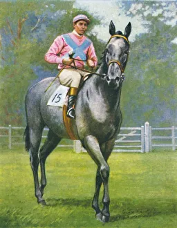 Wd Ho Prints: Rogerstone Castle, Jockey: E. C. Elliott, 1939
