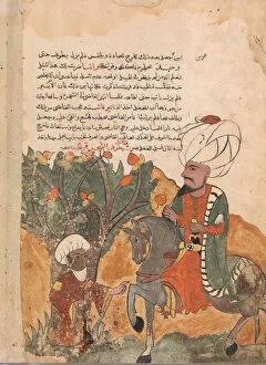 Ambush Collection: The Rogues Father Emerges from the Tree, Folio from a Kalila wa Dimna, 18th century