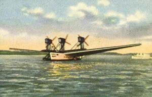 Josef Gallery: Rohrbach Romar flying-boat, 1920s, (1932). Creator: Unknown