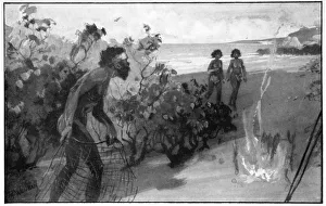 Pursuing Gallery: Rolla-Mano determined to capture them, 1923. Artist: Raymond Wenban