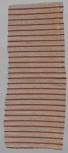 Roller Printed Cotton Textile, 19th century. Creator: Unknown