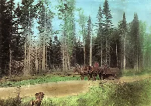Surface Prints: Roller for rolling road surfaces, 1906-1908. Creator: Dorozhno-Stroitel'nyi Otdel
